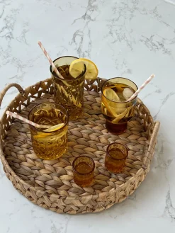 Lyngby Glas Lyngby - Vandglas Sorrento Amber 4 stk (30 cl)> Vandglas