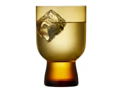 Lyngby Glas Lyngby - Vandglas Sorrento Amber 4 stk (30 cl)><noscript><img width=
