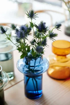 Lyngby Glas Lyngby Tube Vase (H:25cm). Dark Blue><noscript><img width=