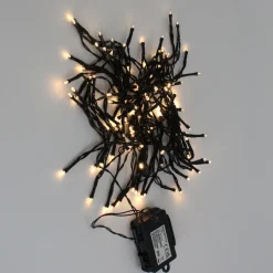 Basic u0026 More Lyskæde 120 LED til Batteri Udendørs (950cm)><noscript><img width=