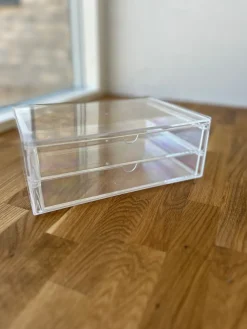 Basic u0026 More Makeup Organizer m. 2 Skuffer. 22,5x17x9,7cm> Julegaver Til Hende|Makeup & Tilbehør