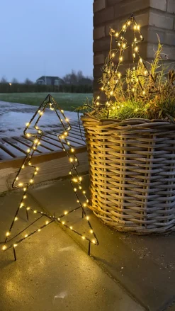 Basic u0026 More Metal Juletræ 50 LED (25cm)> Julepynt & Dekoration|Jul