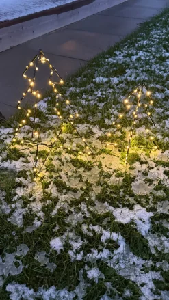 Basic u0026 More Metal Juletræ 50 LED (25cm)><noscript><img width=