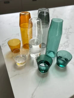 NINE MILK Karaffel + 2 stk Glas Gul> Julegaver Til Hende|Kander & Karafler