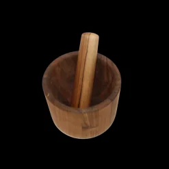 Basic u0026 More Morter i Træ ( Ø12x9,3cm)> Køkkenredskaber