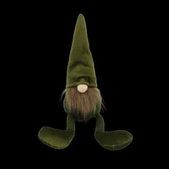 Basic u0026 More Nisse m Dinglende Ben BELL Grøn (H32cm)> Julepynt & Dekoration|Jul