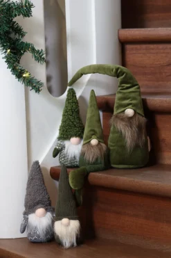 Basic u0026 More Nisse m Dinglende Ben BELL Grøn (H32cm)> Julepynt & Dekoration|Jul