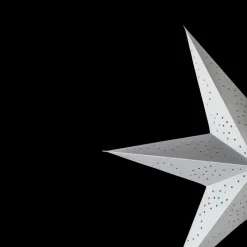 Basic u0026 More Papirsstjerne til Ophæng Sølv (45cm)><noscript><img width=