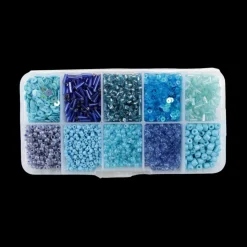 Basic u0026 More Perler i æske m/10 rum mix blå> Julegaver Til Hende|Øvrige Hobbyartikler