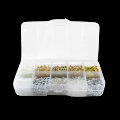 Basic u0026 More Perler i æske m/10 rum, mix guld/sølv> Julegaver Til Hende|Øvrige Hobbyartikler