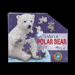 Basic u0026 More Puslespil Isbjørn 48 brikker><noscript><img width=