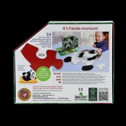 Basic u0026 More Puslespil Panda 24 brikker><noscript><img width=