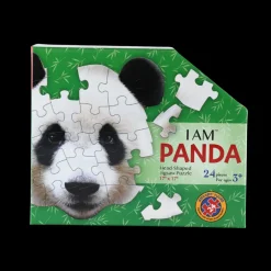 Basic u0026 More Puslespil Panda 24 brikker><noscript><img width=