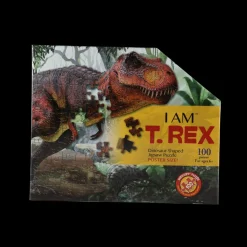 Basic u0026 More Puslespil T-Rex 100 brikker><noscript><img width=