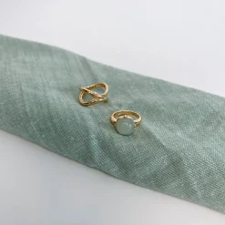 Ukendt Ringe, pk/2 guld> Julegaver Til Hende|Hårpynt & Smykker