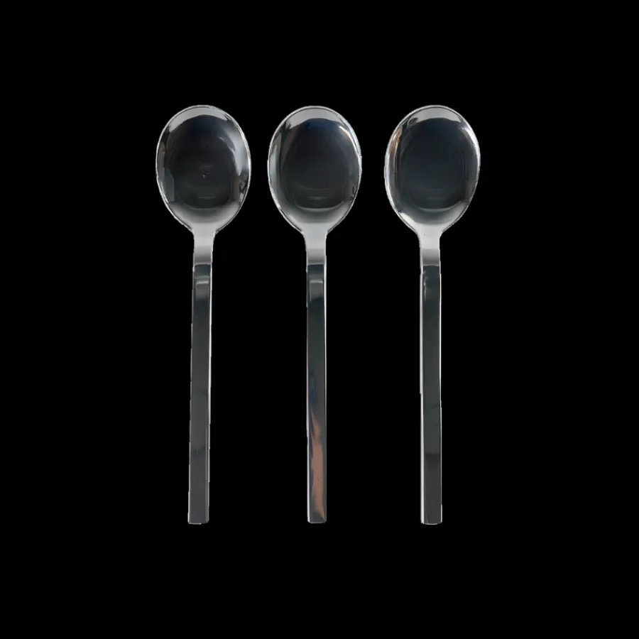 Basic u0026 More Serveringsske CLARE (3pcs) Silver> Julegaver Til Ham|Skeer