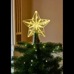 Sirius - Agnes Juletræsstjerne 20 LED Klar (18 x 6,5 x 22cm)> Julepynt & Dekoration|Jul