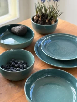 Basic u0026 More Skål ANDREA i Grøn (Ø20x5,5cm)><noscript><img width=