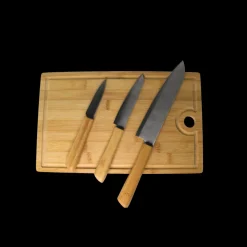 Basic u0026 More Skærebræt m 3 Kniv GABIE> Julegaver Til Ham