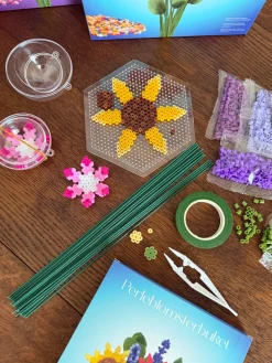 Basic u0026 More Solsikke Perleblomst Buket m. 16 Blomster><noscript><img width=