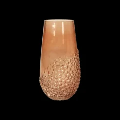 Speedtsberg Vase m. Bobler Ø13x25cm. Dark Rose> Vaser & Krukker