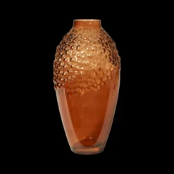 Speedtsberg Vase m. Bobler Ø16x30cm. Mørkebrun> Vaser & Krukker