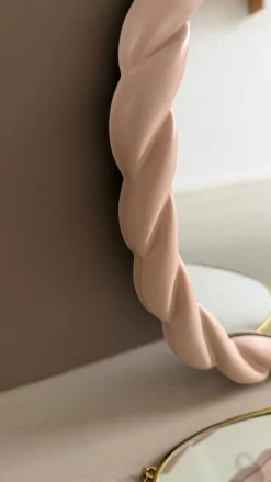 Basic u0026 More Spejl FADDA (25x34,5x2,7cm) Beige><noscript><img width=