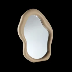 Basic u0026 More Spejl METTA (21x29,6x3,4cm) Beige> Julegaver Til Hende|Øvrigt Badtilbehør