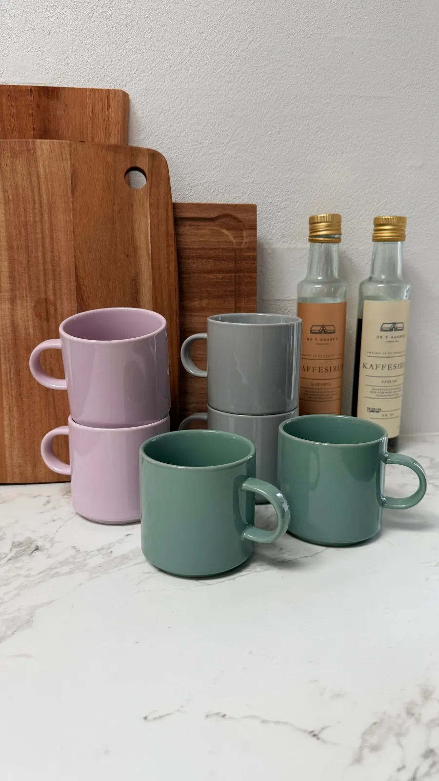 Stelton - Krus Lys Støvet Grøn 2 stk> Julegaver Til Ham|Kopper & Krus