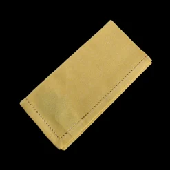 Basic u0026 More Stofserviet m.hulsøm, 45x45cm, 100% bomuld, gul> Servietter