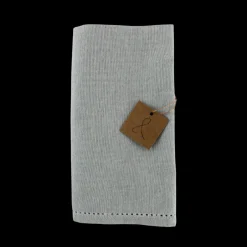 Basic u0026 More Stofserviet m.hulsøm, 45x45cm, 100% bomuld, Grå> Servietter