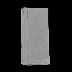 Basic u0026 More Stofserviet m.Hulsøm( 45x45cm). Mørkegrå> Servietter