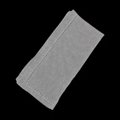 Basic u0026 More Stofserviet m.Hulsøm( 45x45cm). Mørkegrå> Servietter