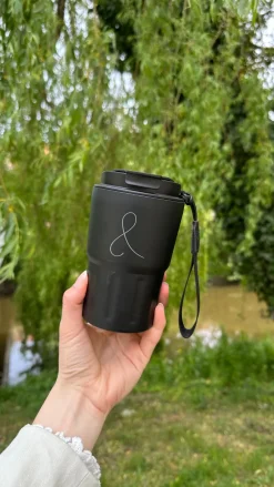 Basic u0026 More Termokop GABE i Sort (350ml)> Termo- & Vandflasker