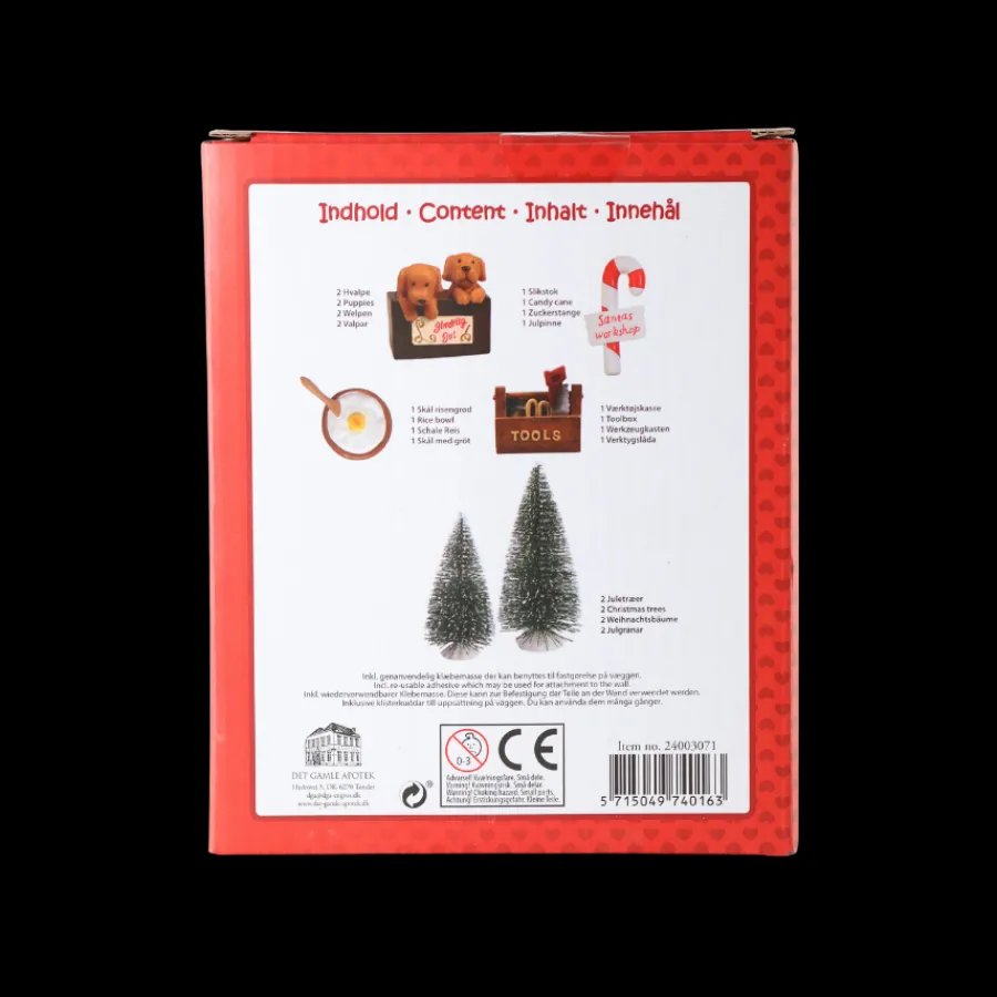 Ukendt Tilbehør til Nissedør, 6 dele> Julepynt & Dekoration|Jul