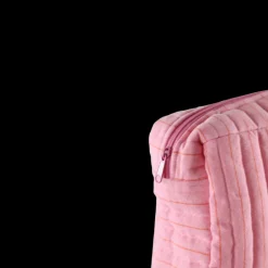 Basic u0026 More Toilettasker m Lyserød og Orange Stribe EASON ( 27x10x20cm) Stor><noscript><img width=