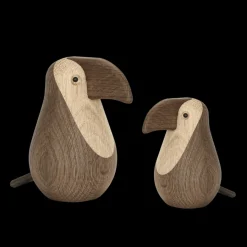 Basic u0026 More Toucan Lille Smoke/Natural H7,6xB4,8xL7,7cm><noscript><img width=