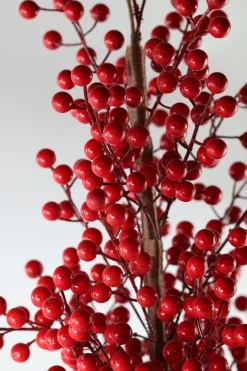 Basic u0026 More Træ m. Røde Bær i Potte (70cm)><noscript><img width=