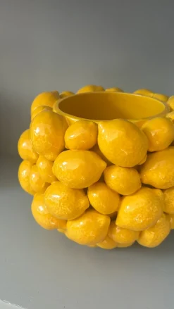 Basic u0026 More Vase BRITT (15cm) Gul><noscript><img width=