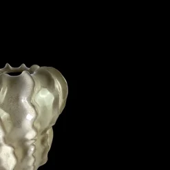 Basic u0026 More Vase FLORIDA (18,5x17,8x24,7 cm) Beige><noscript><img width=