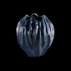 Basic u0026 More Vase i Kermaik FABIA (Ø18,2 x 20,7cm) Blå> Julegaver Til Ham|Vaser & Krukker