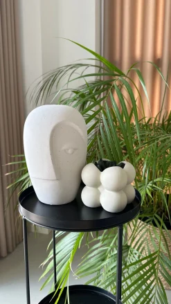 House Nordic Vase Keramik Sand (12,5 x 13 x 19,5 cm)> Julegaver Til Hende|Vaser & Krukker