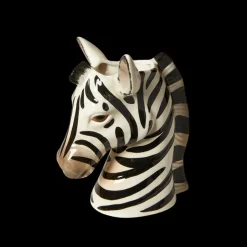 Basic u0026 More Vase Zebra Stentøj Sort/Hvid (19,6x16x23,6cm)> Julegaver Til Hende|Julegaver Til Ham