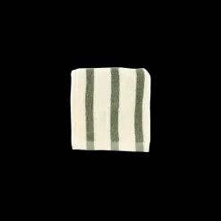 Basic u0026 More Vaskeklud m Stribe Grøn BHANI(30x30cm)> Julegaver Til Hende|Håndklæder