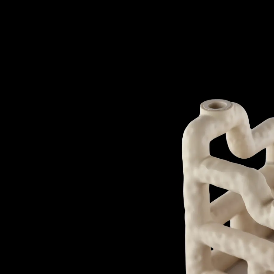 Villa Interior Villa - Lysestage Lyng Sand Polyresin (21 x 23 cm)> Julegaver Til Hende|Lysestager & Stearinlys