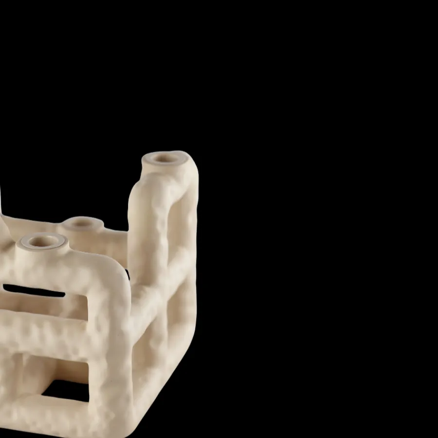 Villa Interior Villa - Lysestage Lyng Sand Polyresin (21 x 23 cm)> Julegaver Til Hende|Lysestager & Stearinlys