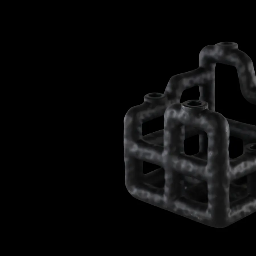 Villa Interior Villa - Lysestage Lyng Sort Polyresin (21 x 23 cm)> Julegaver Til Hende|Lysestager & Stearinlys